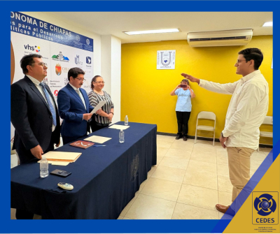 CEDES Realiza Toma de Protesta por Seminario de Titulación y entrega Acta de Evaluación Profesional de Licenciado en Estadística y Sistemas de Información.