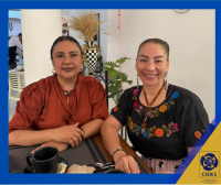 La Dra. Andrea Mena Álvarez, Coordinadora General del CEDES de la UNACH, se reunió con la Mtra. Olga Luz Espinosa Morales, Directora del Tecnológico Nacional de México, Campus Cintalapa