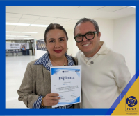 La Dra. Andrea Mena Álvarez recibe reconocimiento en el Programa de Mentoría "Mujeres en la Ciencia" 2025