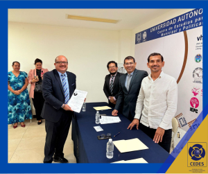 CEDES Realiza Toma de Protesta por Seminario de Titulación y entrega Acta de Evaluación Profesional de Licenciado en Estadística y Sistemas de Información