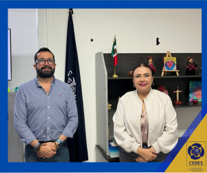 Dra. Andrea Mena Álvarez, Coordinadora General del CEDES, sostuvo una reunión con el Dr. Jesús Antonio Guillén Gordillo, Subsecretario de Auditoría Pública para la Administración Centralizada