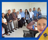 La Coordinación General del CEDES y del Programa Universitario de Estudios Transfronterizos (PUET), reciben la visita del Presidente Municipal de Osumacinta, Ing. Samuel Alegría González, y del Delegado Metropolitano de Gobierno, Ing. Raúl Martínez