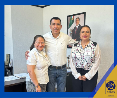 CEDES establece lazos de colaboración con Juan Luis Zarazúa Salazar, Coordinador de Delegados de la Secretaría General de Gobierno y Mediación