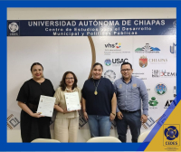 La Dirección de la Entidad de Certificación y Evaluación de la UNACH entrega certificaciones al PUET-CEDES
