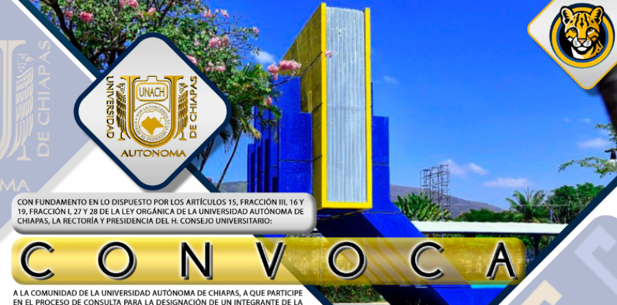 Convocatoria para el proceso de consulta para la designación de un integrante de la H. Junta de Gobierno