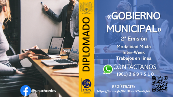 Diplomado en Gobierno Municipal, 2a. Emisión.