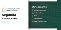 Segunda Convocatoria del Centro Público de Formación en Inteligencia Artificial